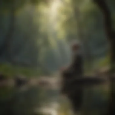 Mindfulness as a Tool Person meditating in a serene environment