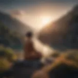 A serene landscape representing inner peace