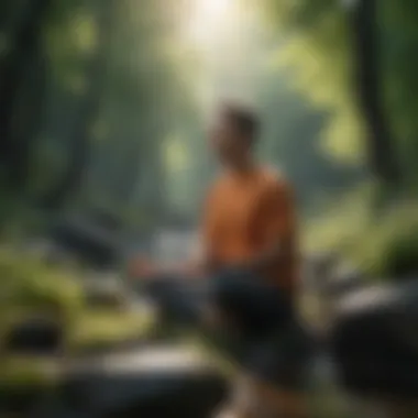 Practicing Mindfulness in Nature Mindfulness exercise outdoors in nature