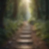 A serene landscape symbolizing personal growth