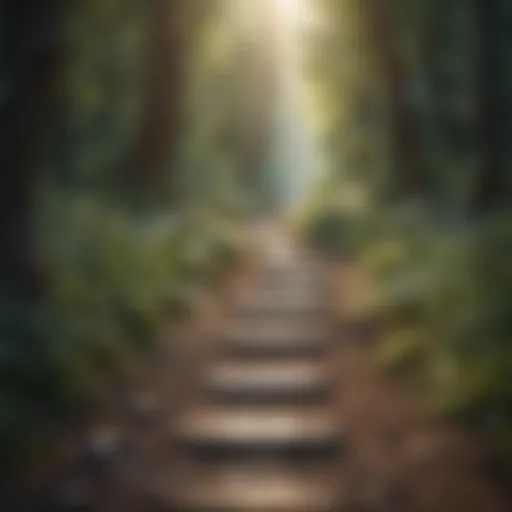 A serene landscape symbolizing personal growth