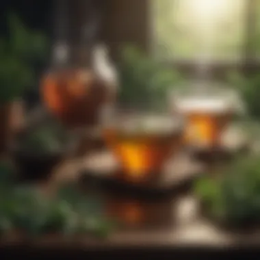 Herbal Remedies for Relaxation Soothing herbal tea preparation