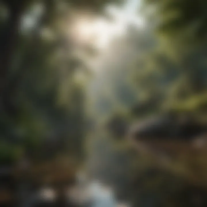 A tranquil scene of nature, conveying peace and support