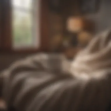 Embodying Comfort and Support A cozy setting with a comforting blanket and a warm cup, representing support and warmth