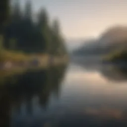 A serene landscape symbolizing inner peace