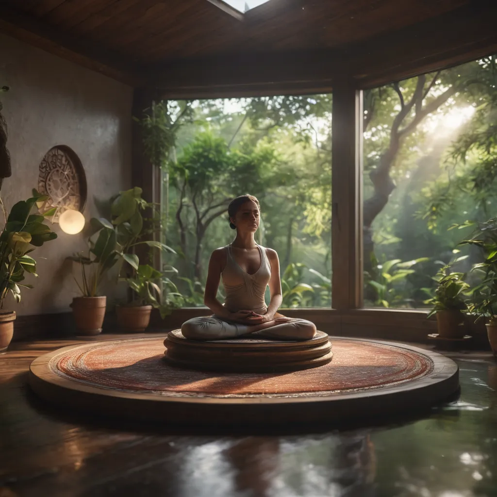 Beautiful view of Focused Concentration Meditation